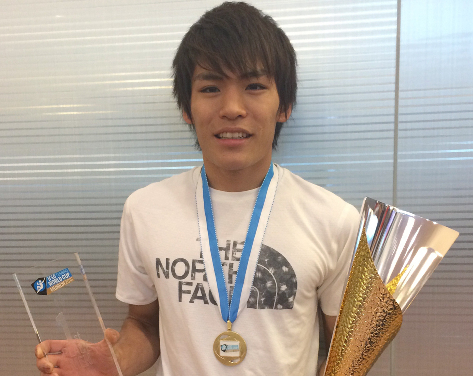 楢崎智亜選手 日本代表としてIFSCクライミングワールドカップ ...