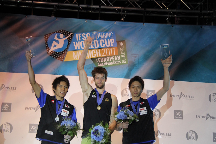 【ダイジェスト映像】ボルダリングW杯の最終戦、日本3選手が表彰台