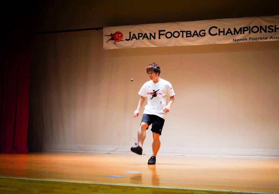 石田太志が全4種目制覇！「Japan Footbag Championships 2017」