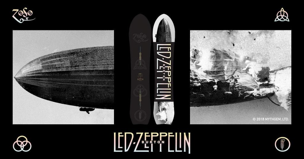 BURTON x LED ZEPPELIN「Misty Mountain Hop snowboard」限定発売