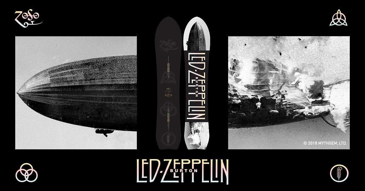 BURTON x LED ZEPPELIN「Misty Mountain Hop snowboard」限定発売