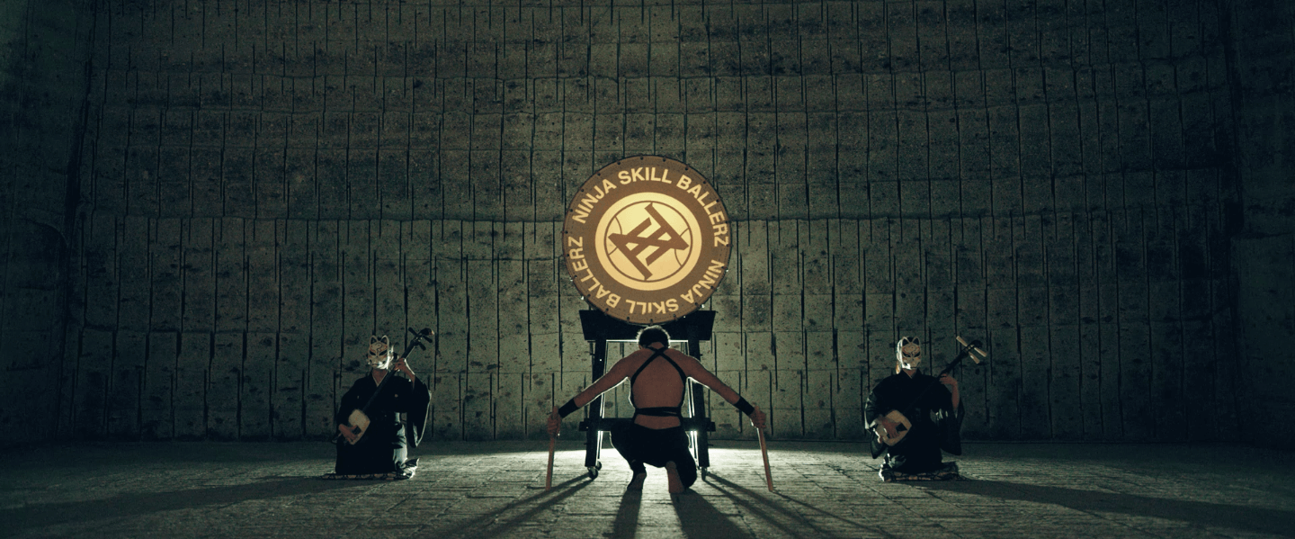 Ninja Skill Ballerzの バスケ 三味線 和太鼓 パフォーマンス動画が 公開後日間で0万回再生を突破 Fineplay