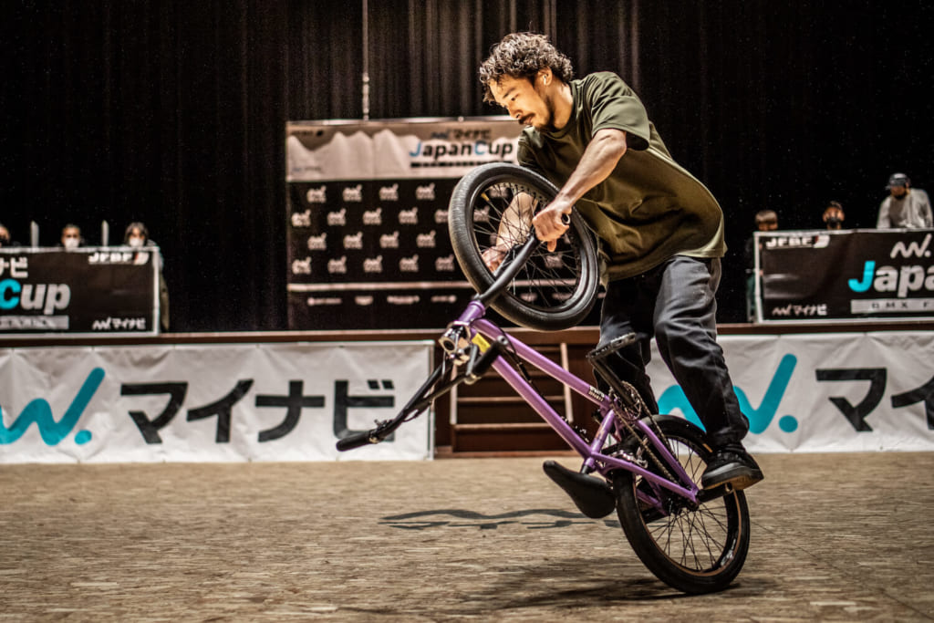 男子エリート優勝:伊藤真人©️Naoki Gaman / Japan Freestyle BMX Federation