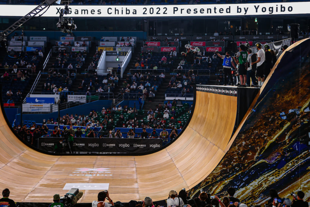 X Games Chiba 2022 Presented by Yogibo】男子スケートボードバートで 