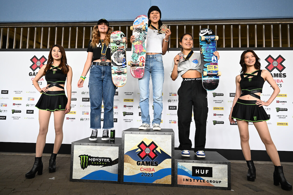 X Games Chiba 2023】日本の開心那選手、アメリカのダニエル