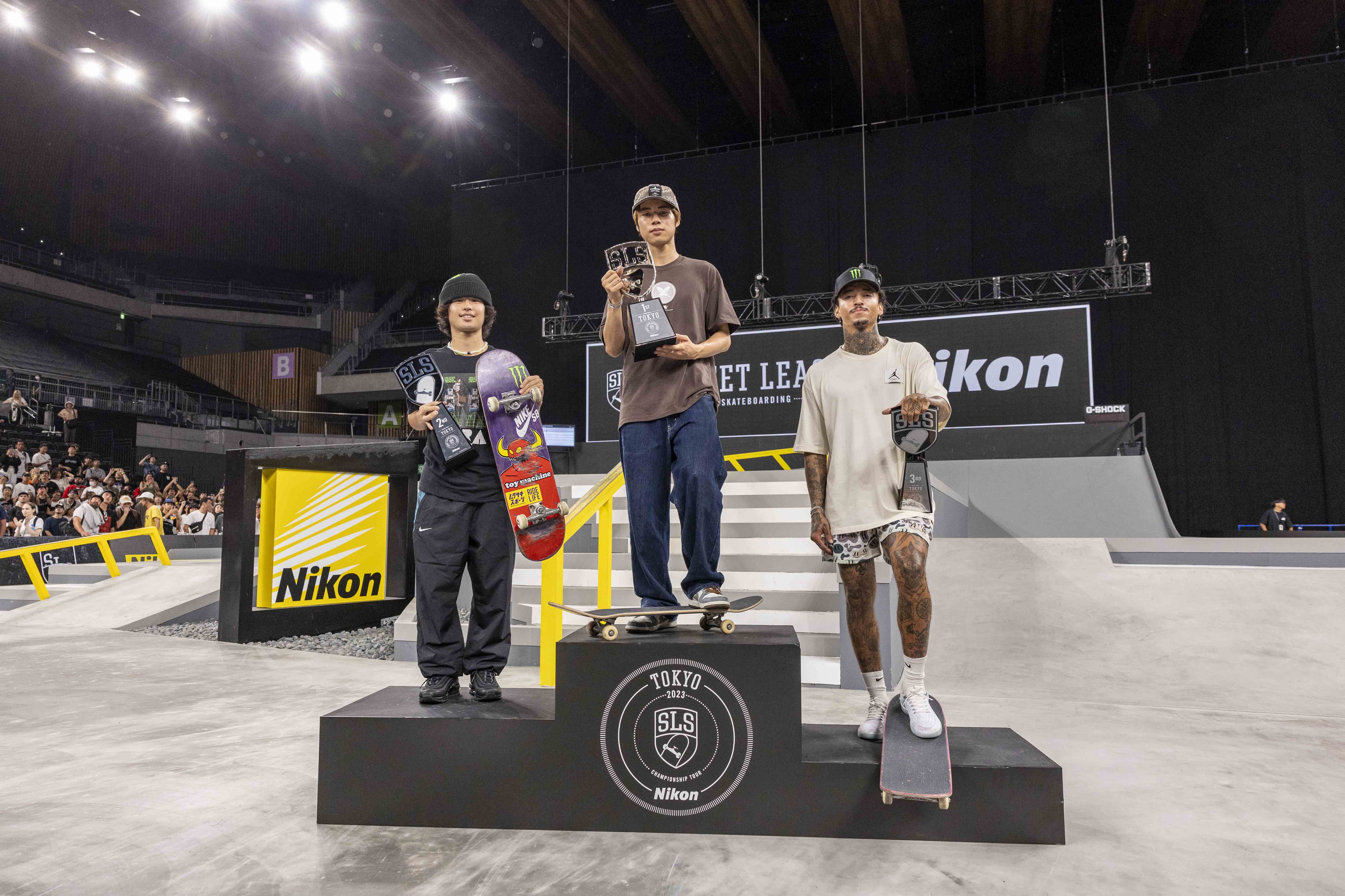 スケートボード世界最⾼峰の⼤会「2023 SLS CHAMPIONSHIP TOUR