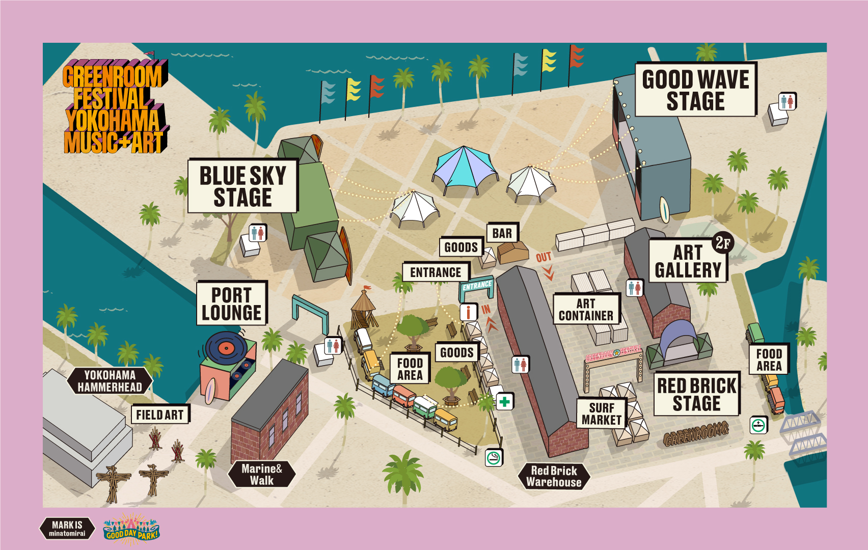 GREENROOM FESTIVAL'24 エリアMAPが公開！ | FINEPLAY