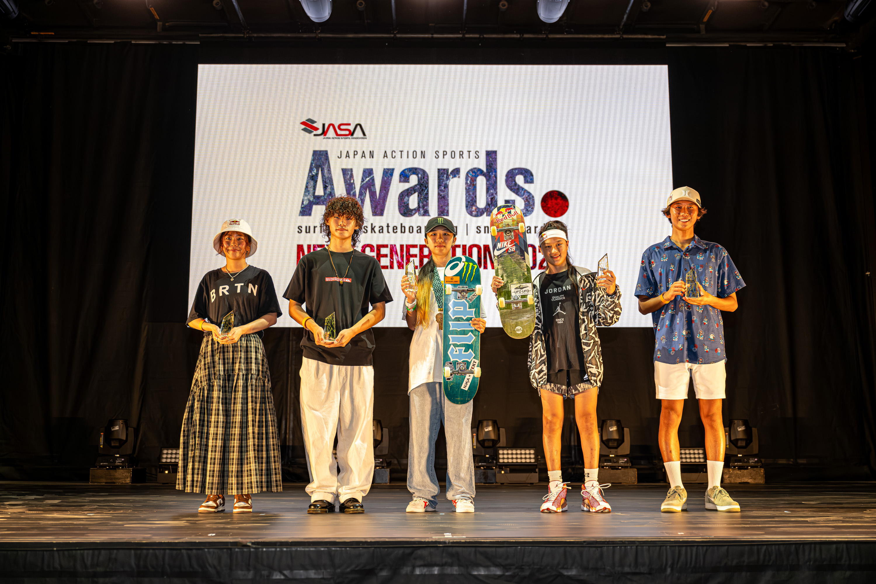 次世代を担うライダーたちを表彰する「JAPAN ACTION SPORTS AWARDS