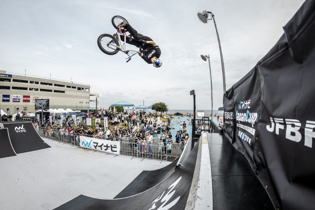 URBAN FUTURES HIROSHIMA」 BMXフリースタイル、パルクール 中村輪夢