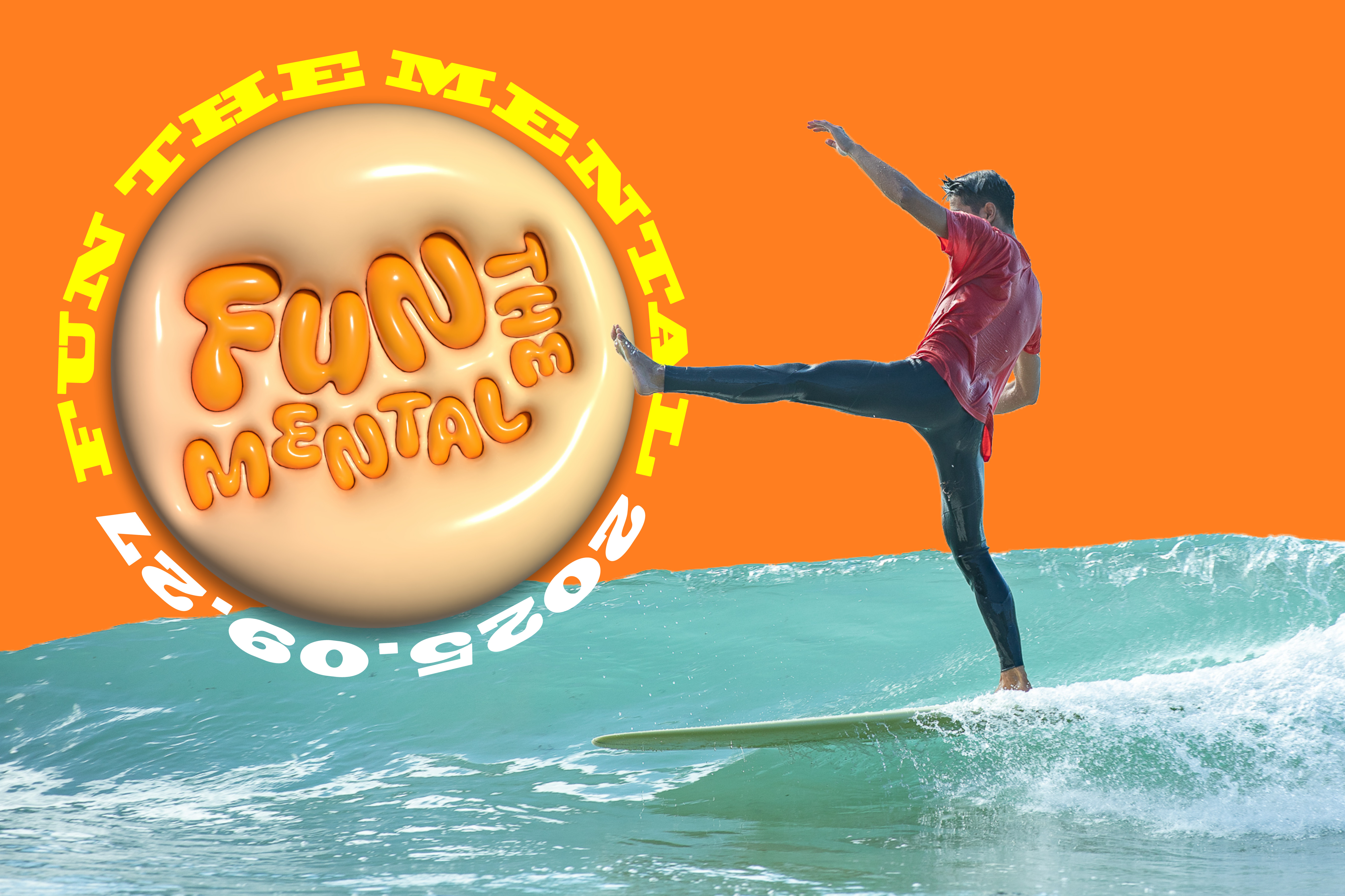 サーフィンで皆んなが輝く一日に！「FUN THE MENTAL 2025」が9月27日