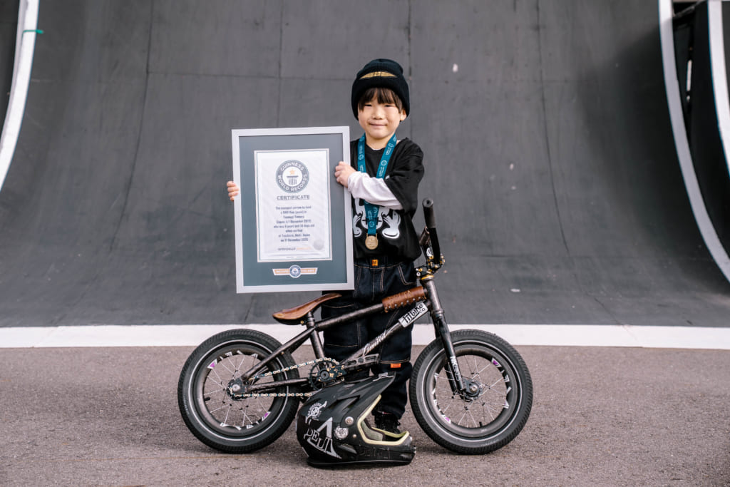 弱冠6歳のBMXライダー田村紬が「フレア男子最年少記録」で自身2つ目の 