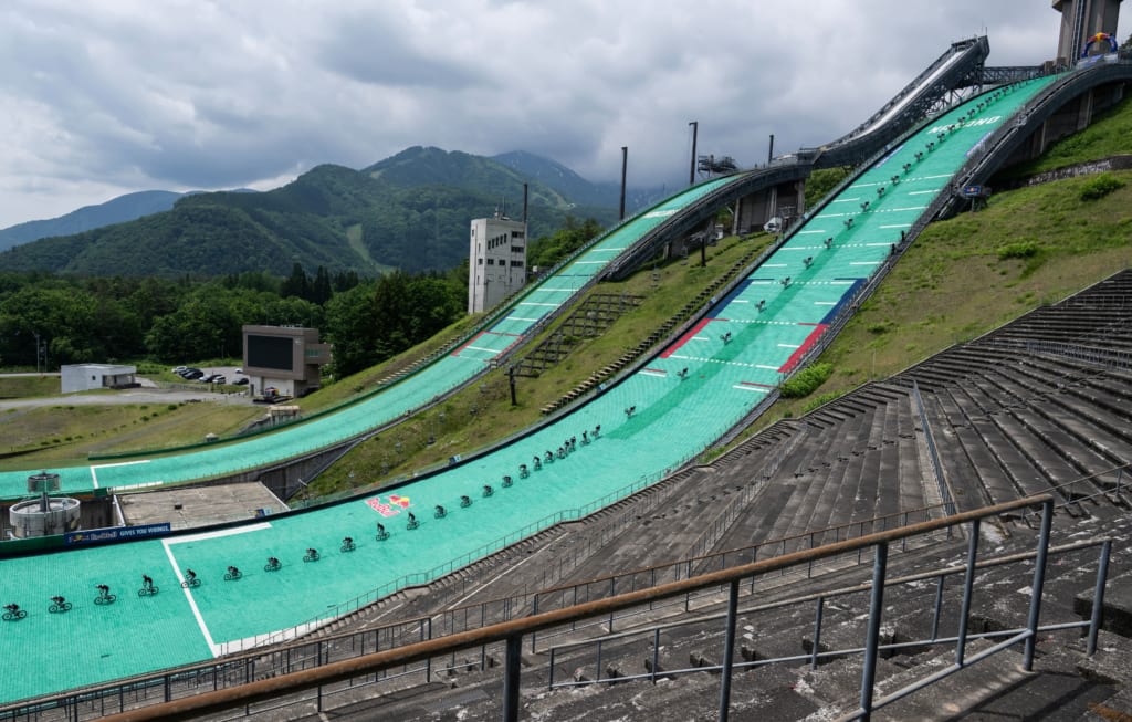 世界初！長野五輪のジャンプ台を